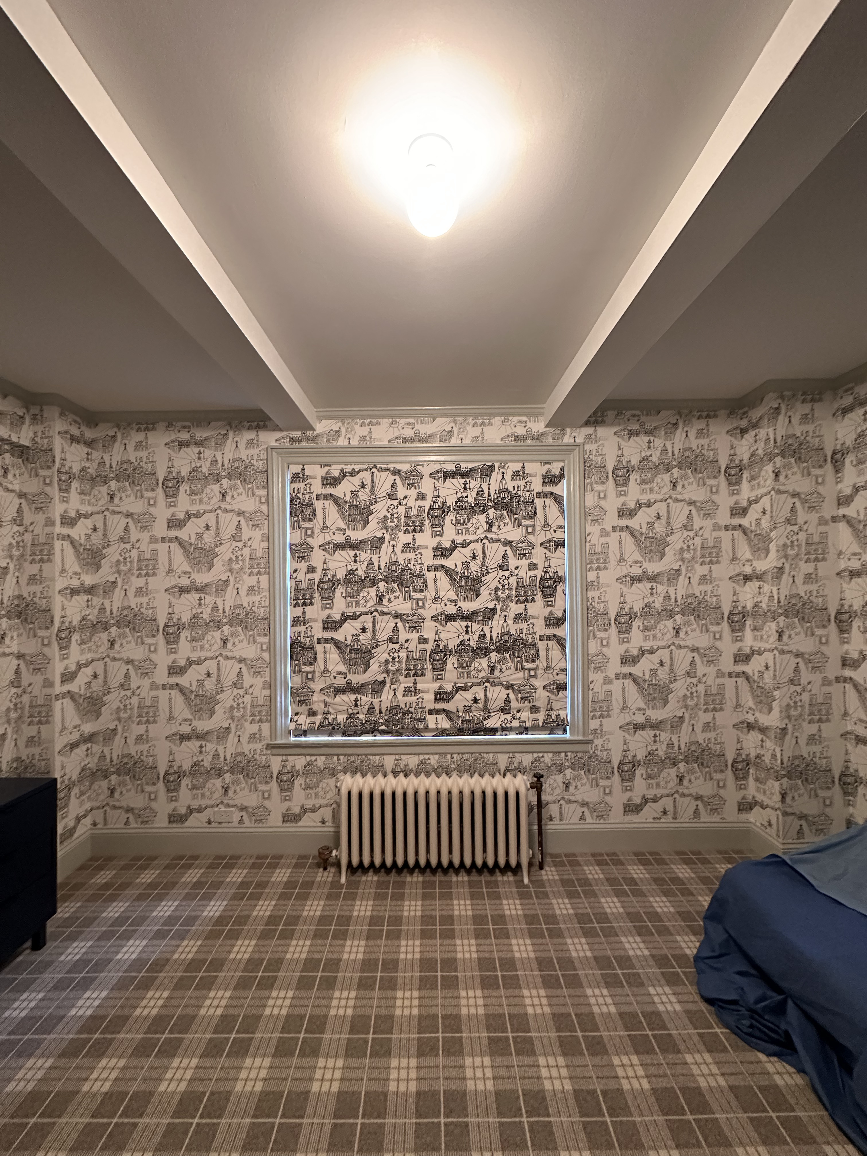 Living room accent wall — Queens