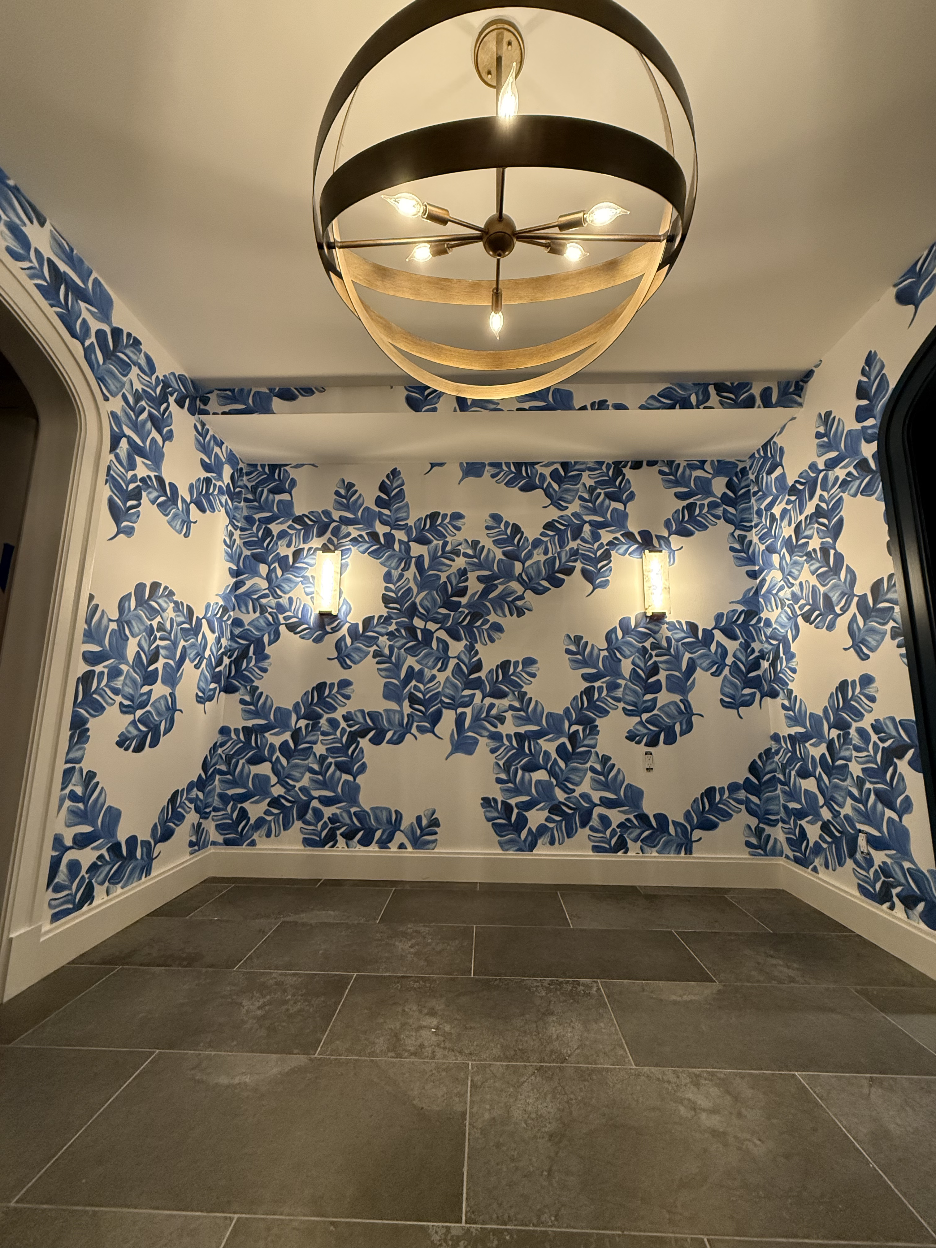 Hospitality wallpaper installation